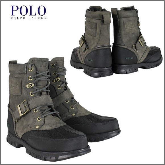 grey polo boots ralph lauren